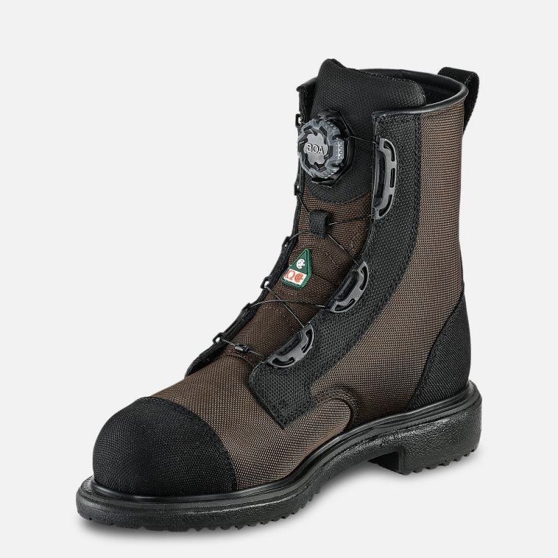 Red Wing MaxBond 8-inch Vedenpitävät, BOA® CSA Turva Varvas Miesten Teräskärkiset Saappaat Ruskea | 7069BUPDE