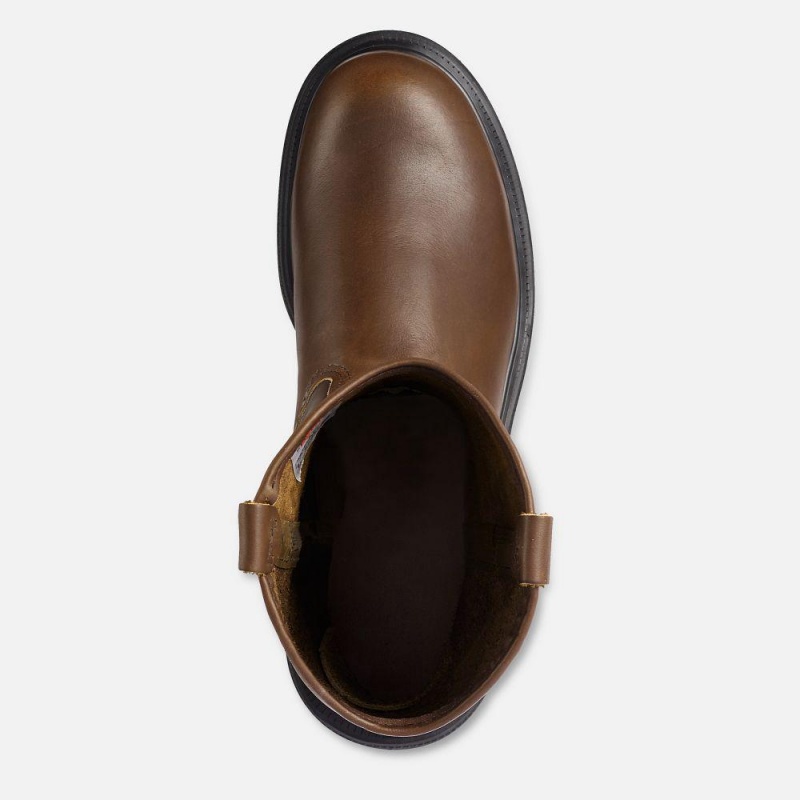 Red Wing SuperSole® 11-inch Turva Varvas Pull-On Miesten Teräskärkiset Saappaat Mustat | 0938OYCBL