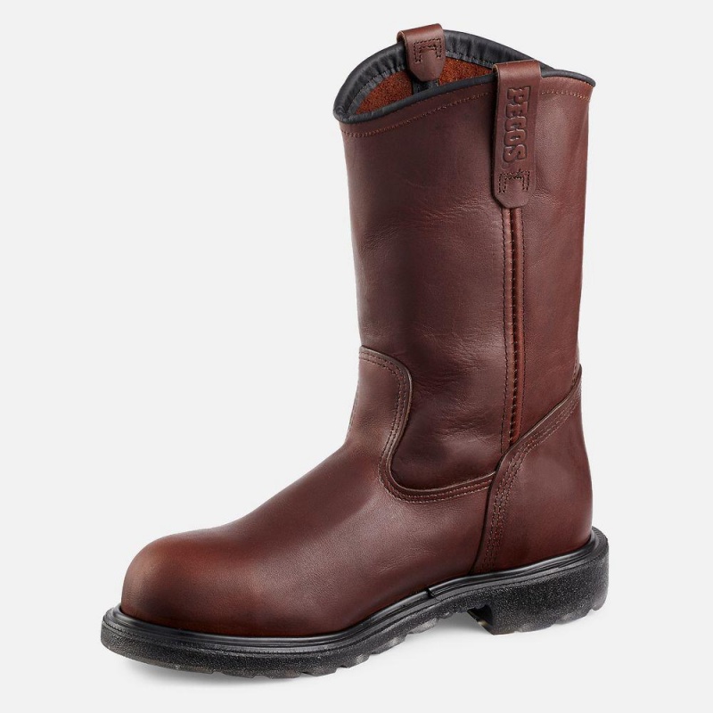 Red Wing SuperSole® 2.0 11-inch CSA Turva Varvas Pull-On Miesten Teräskärkiset Saappaat Viininpunainen | 2406WZHGI