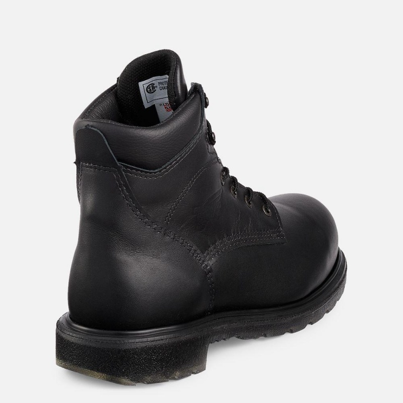 Red Wing SuperSole® 2.0 6-inch CSA Turva Varvas Miesten Teräskärkiset Saappaat Mustat | 7902AHUIJ