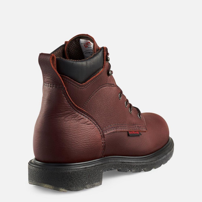 Red Wing SuperSole® 2.0 6-inch Vedenpitävät Soft Varvas Miesten Boot Viininpunainen | 1489ZVSIU