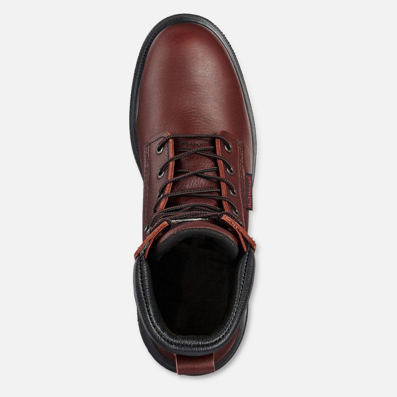 Red Wing SuperSole® 2.0 8-inch CSA Turva Varvas Miesten Teräskärkiset Saappaat Viininpunainen | 9472DXMBZ