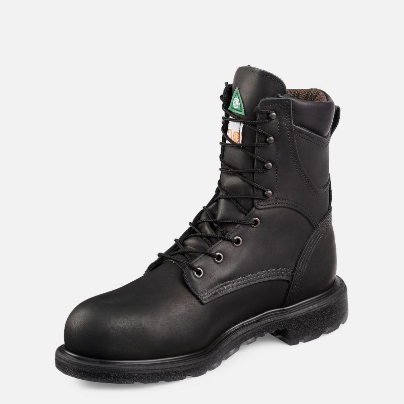 Red Wing SuperSole® 2.0 8-inch Insulated, Vedenpitävät CSA Turva Varvas Miesten Teräskärkiset Saappaat Viininpunainen | 6491MCRVN