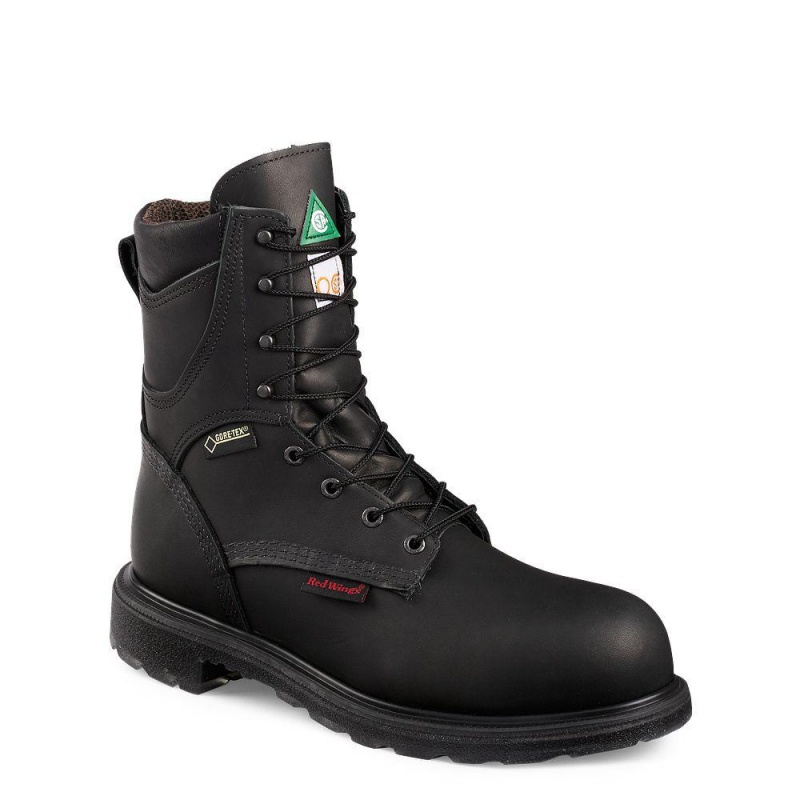 Red Wing SuperSole® 2.0 8-inch Insulated, Vedenpitävät CSA Turva Varvas Miesten Teräskärkiset Saappaat Viininpunainen | 6491MCRVN