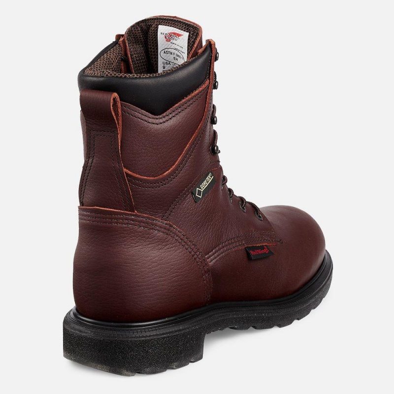 Red Wing SuperSole® 2.0 8-inch Insulated, Vedenpitävät Soft Varvas Miesten Boot Viininpunainen | 3267WPIKU