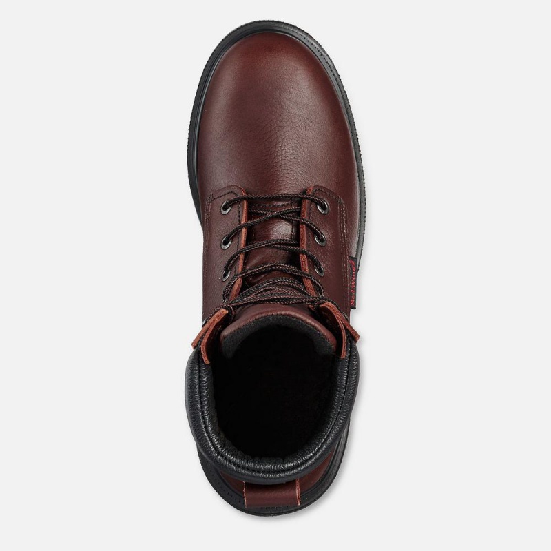 Red Wing SuperSole® 2.0 8-inch Turva Varvas Miesten Teräskärkiset Saappaat Viininpunainen | 5716HBWQR