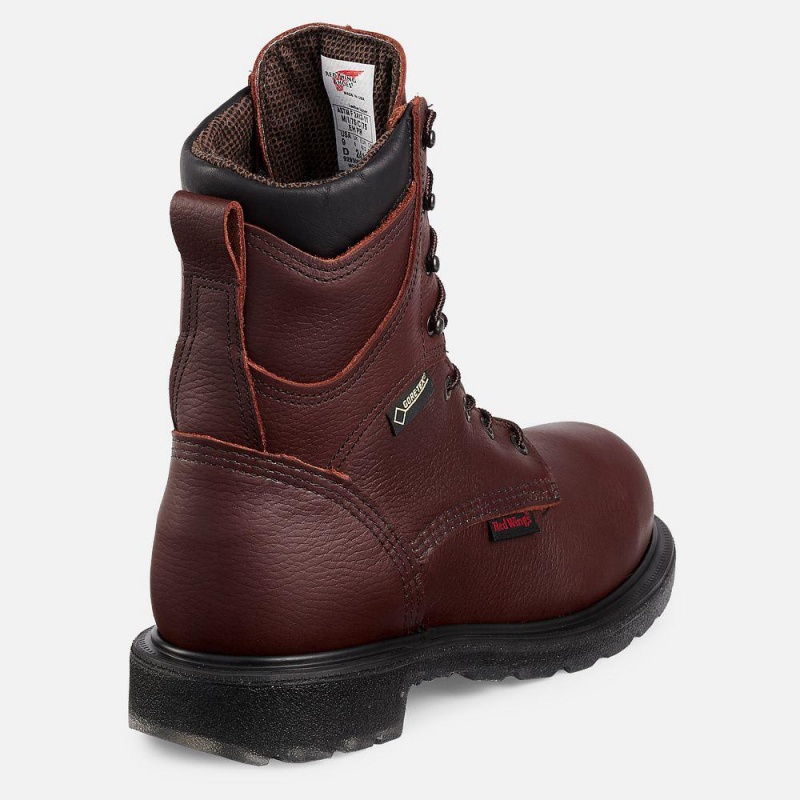 Red Wing SuperSole® 2.0 8-inch Vedenpitävät CSA Turva Varvas Miesten Teräskärkiset Saappaat Viininpunainen | 4918HATIQ