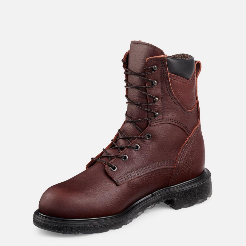 Red Wing SuperSole® 2.0 8-inch Vedenpitävät Soft Varvas Miesten Boot Viininpunainen | 8250UXRWG