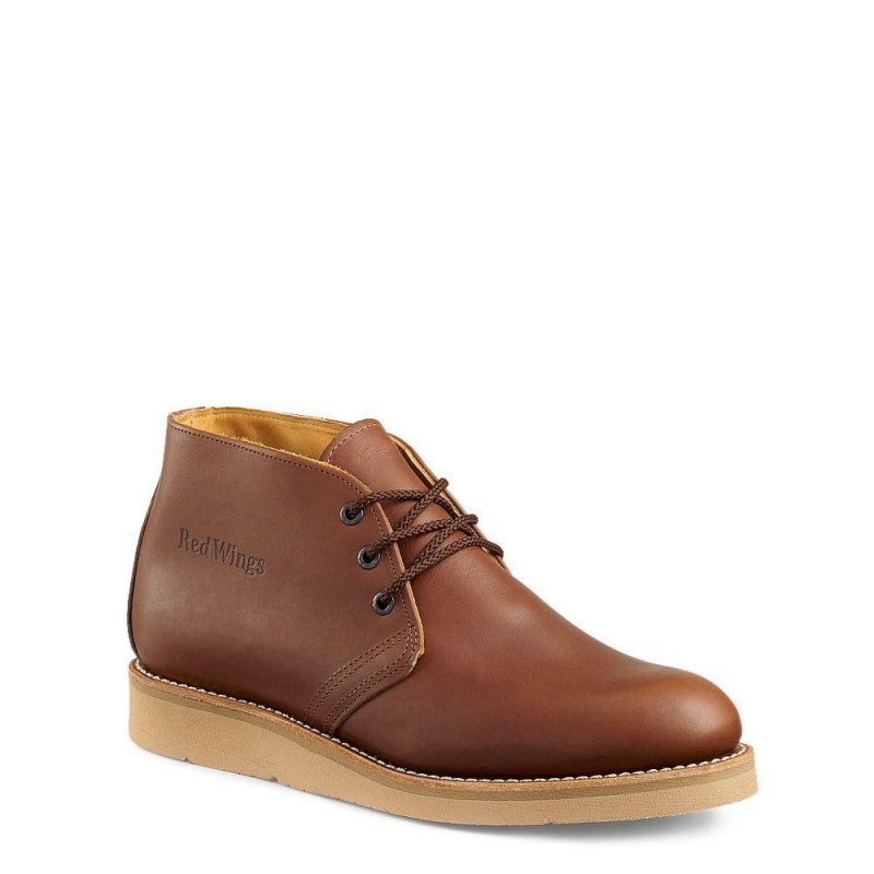 Red Wing Traction Tred Chukka Soft Varvas Miesten Chukka Saappaat Ruskea | 7863AMZTG