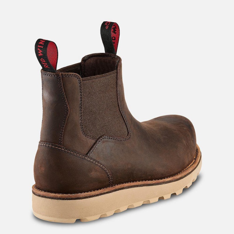 Red Wing Traction Tred Lite 5-Inch Turva Varvas Miesten Chukka Saappaat Tan | 6948QCKBI