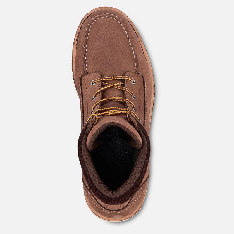 Red Wing Traction Tred Lite 6-inch Vedenpitävät Soft Varvas Naisten Saappaat Ruskea | 7562SVLFG