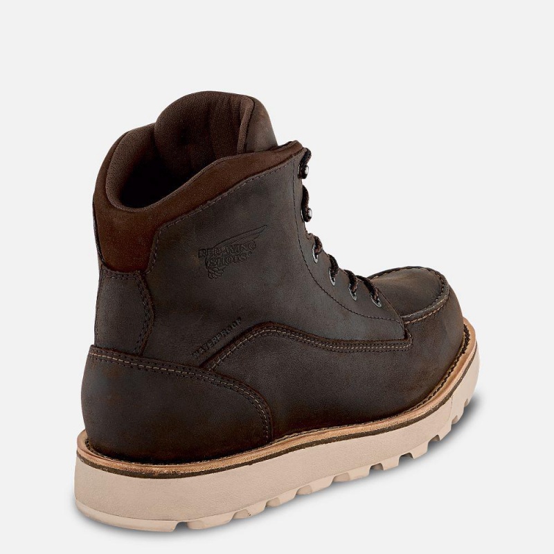 Red Wing Traction Tred Lite 6-inch Vedenpitävät Soft Varvas Miesten Boot Tan | 3462PRLTV