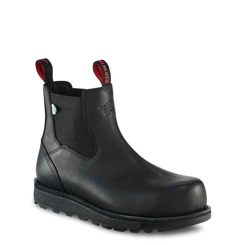 Red Wing Traction Tred Lite CSA Turva Varvas Miesten Chelsea Nilkkurit Mustat | 8061IFTEB