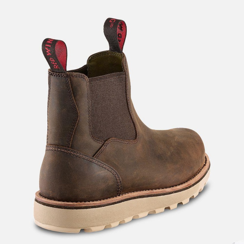 Red Wing Traction Tred Lite Soft Varvas Miesten Chelsea Nilkkurit Tan | 5310HRMQI