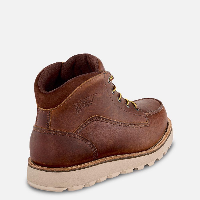 Red Wing Traction Tred Lite Vedenpitävät Soft Varvas Miesten Chukka Saappaat Tan | 0167HEPTC