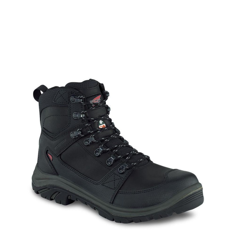 Red Wing Tradesman 6-inch Side-Zip, Vedenpitävät, CSA Turva Varvas Miesten Boot Mustat | 7049NMRCH