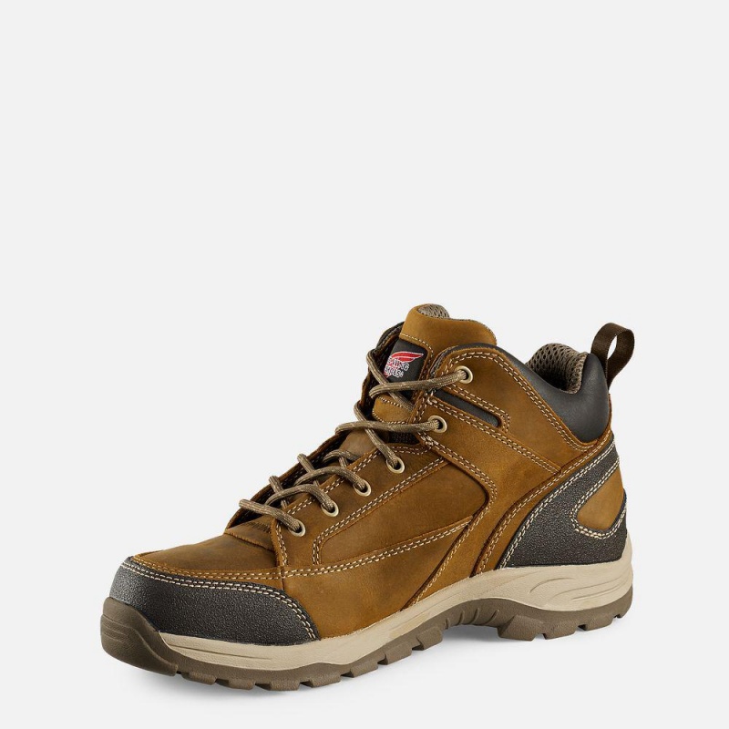 Red Wing TruHiker 5-inch Soft Varvas Miesten Vaellussaappaat Ruskea | 9573XUGET