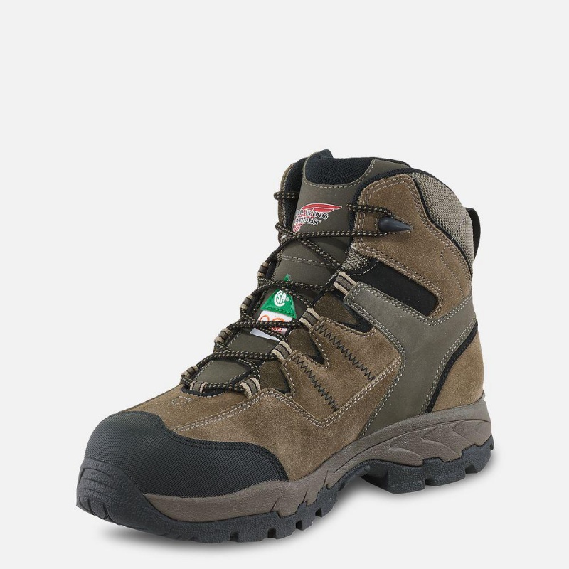 Red Wing TruHiker 6-inch Vedenpitävät CSA Turva Varvas Miesten Vaellussaappaat Gray | 9384JFAYP