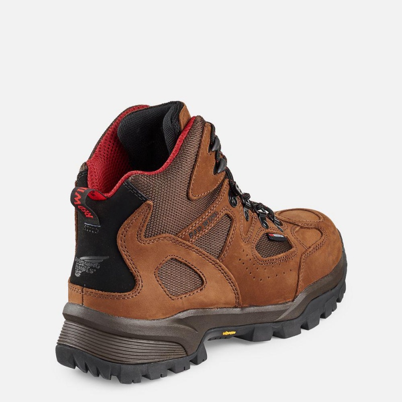 Red Wing TruHiker 6-inch Vedenpitävät Turva Varvas Miesten Vaellussaappaat Ruskea | 2170ZVWYL